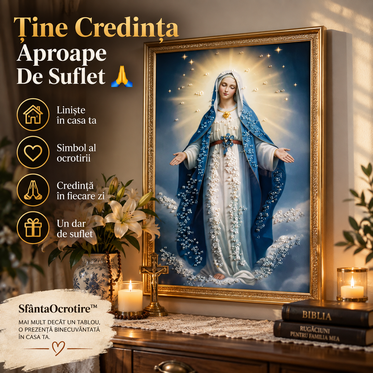 Tablou Maica Domnului SfântaOcrotire™