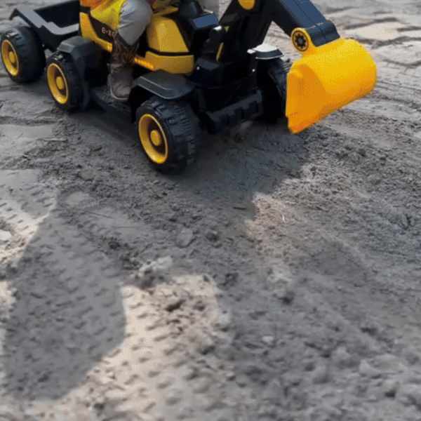 Excavator electric pentru copii
